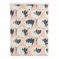 Produktbild: LICHTBLICK Rollo Klemmfix JUMBO FLOWERS ON SALMON - rot-weiß - 80x150 cm
