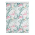 Produktbild: LICHTBLICK Rollo Klemmfix FLAMINGO - rosa-grün - 100x150 cm