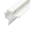 Produktbild: LEDKIA LIGHTING Sockelleiste für 2 LED-Streifen 2m Bogen Weiß