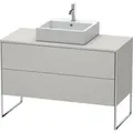 Produktbild: Duravit XSquare Waschtisch-Unterschrank XS492200707 120x53,8x54,8cm, 2 Auszüge, Betongrau matt