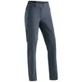 Produktbild: Maier Sports Outdoorhose Nata Zip Loop Damen Zip-Off Wanderhose, atmungsaktive Trekkinghose, Regular Fit blau|grau 36