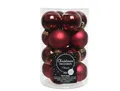 Produktbild: Christbaumschmuck Weihnachtskugeln Glas 16 Stück ochsenblut Ø35mm