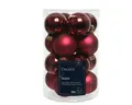Produktbild: Kaemingk Weihnachtsbaumkugel, Weihnachtskugeln Glas 3,5cm 16 Stück - Ochsenblut