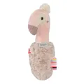 Produktbild: Fehn Stabgreifling Flamingo – Greifling zum Rasseln in Form eines kuschelweichen Flamingos – ein treuer Begleiter für Babys und Kleinkinder ab 0+ Monaten