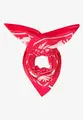 Produktbild: CECIL 573112 Bandana Print und Wording Tuch Modetuch aus Baumwolle 26759 rot
