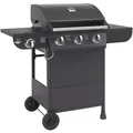 Produktbild: El Fuego Gasgrill Columbus 3-Brenner + Seitenkocher ca. 117,5 x 107,5 x 58,5 cm
