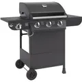 Produktbild: El Fuego Gasgrill Columbus 3-Brenner + Seitenkocher ca. 117,5 x 107,5 x 58,5 cm