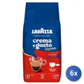 Produktbild: 6x Multipack Lavazza Kaffee Kg 1 Bohnen Crema Geschmack