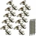 Produktbild: Sotech 10 Stück Hettich Sensys Topfbänder 8645i Th52 110 Grad Mittelanschlag Höhe (distanz) 1,5 Mm Mit Selbstschluss Dämpfung Inkl M4x16mm Schrauben Für Küchenschrank Scharniere Halb Vorliegend