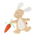 Produktbild: SIGIKID 40675 Aktiv-Kuscheltuch Hase PlayQ Mädchen und Jungen Babyspielzeug empfohlen ab Geburt beige