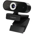 Produktbild: LogiLink HD-USB-Webcam mit Mikrofon Schwarz neigbar drehbar USB 2.0 Plug-and-Play