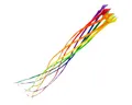 Produktbild: HQ Flug-Drache Drachenschwanz HQ Soft Swirl Rainbow 3 m Leinenschmuck Drachenzubehör, (1-tlg), Wunderschöner Leinenschmuck für Ihren Drachen