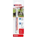 Produktbild: Edding 8055, Weiß, Feine Spitze, Rot, Weiß, Kunststoff, Fettdruck, 1 mm - Rot/Weiß