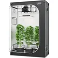 Produktbild: Vevor Growbox 122 X 61 X 183 Cm Gewächshaus Aus 22 Mm Stahl-rahmen Und 2000d Oxford-gewebe Growtent 60 Kg Tragfähigkeit Growschrank Geeignet Für 150 W Wachstumslicht Indoor Zuchtzelt