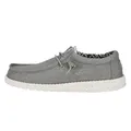 Produktbild: HEYDUDE Wally Canvas Herren - Slip on Schuhe - Mokassin Stil, Light Grey, 41
