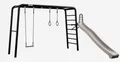 Produktbild: Berg Klettergerüst BERG PlayBase L Black Klettergerüst Schaukelgestell + Play set