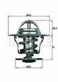 Produktbild: MAHLE Kühlmittelthermostat TX 15 87D für AUDI FORD SEAT SKODA TRABANT VW