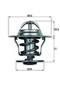Produktbild: MAHLE TX 15 87D Thermostat, Kühlmittel für AUDI FORD SEAT SKODA TRABANT VW