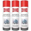 Produktbild: 3x Ballistol Silikon-Öl Spray Spezialschmierung Schmierung Kunststoffe 400ml
