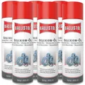 Produktbild: 6x Ballistol Silikon-Öl Spray Spezialschmierung Schmierung Kunststoffe 400ml