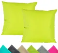Produktbild: JACK Kissenbezüge 2er Set 40x40cm Outdoor Wasserfest, (2 Stück), 2x Kissenhülle, strapazierfähig, wasserabweisend, Innen & Außen