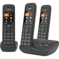 Produktbild: Gigaset C575 A Trio schwarz - Basisstation - Anrufbeantworter - Schwarz