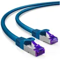 Produktbild: deleyCON deleyCON 15m RJ45 Patchkabel SFTP PiMF Netzwerkkabel mit CAT7 LAN-Kabel