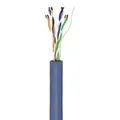 Produktbild: Netzwerkkabel Cat.6a, U/UTP blau, 100 Meter