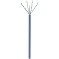 Produktbild: CAT 6a Netzwerkkabel, U/UTP, Blau, 100 m - CU, AWG 23/1 (solid), LSZH