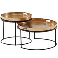 Produktbild: WOHNLING Couchtische-Set Aluminium gold, 1 St.