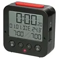 Produktbild: Digital-Funkwecker 60.2528.01 schwarz