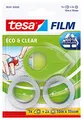 Produktbild: tesa tesafilm Eco & Clear, 2 Rollen + Mini Abroller ecoLogo im Blister