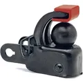 Produktbild: Hebie Anhängerkupplung F1 Set Schwarz - 40 kg Anhängelast - Sattelstützadapte... - Schwarz