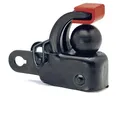 Produktbild: Hebie Anhängerkupplung F1 Set Schwarz - 40 kg Anhängelast - Sattelstützadapte...