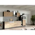 Produktbild: Held Küchenleerblock, Graphit, Eiche Wotan, Holzwerkstoff, 5 Schublade(n) Schubladen, nur wie online abgebildet bestellbar, 330 cm, links aufbaubar, rechts aufbaubar, Küchen, Küchenzeilen & Küchenblöcke, Küchenzeilen ohne Geräte