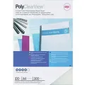 Produktbild: GBC PolyClearView Einbanddeckel A4 Polypropylen 300 Mikron Transparent matt 100 Stück
