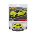 Produktbild: Hot Wheels Premium Corvette Z06, Fahrzeug im Maßstab 1:43, offiziell lizenzierte Replikate für erwachsene Sammler, Real-Riders-Reifen, Metall/Metall-Karosserie und -Fahrgestell, HMD48