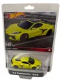 Produktbild: Hot Wheels Premium `23 Corvette Z06 in gelb Real Riders, Maßstab 1:43 Sportwagen