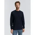 Produktbild: TOM TAILOR Langarmshirt T-Shirt Basic Langarmshirt aus Baumwolle blau XXXL