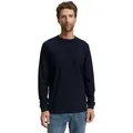 Produktbild: TOM TAILOR Langarmshirt mit Logo Stickerei blau XXXL (60)