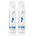 Produktbild: Sanamed Fuß Creme Schaum, Saphir, bei Hornhaut, Schrunden, mit Urea 2x150ml Dose
