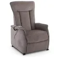 Produktbild: Fernsehsessel mit Aufstehhilfe, Relaxsessel mit Liegefunktion, mit 2 Motoren, 120 kg belastbar, Mikrofaser, Seidengrau, Raburg Marie
