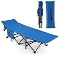 Produktbild: Costway Campingliege, Blau, Metall, Schlafzimmer, Betten, Klappbetten