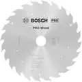 Produktbild: Bosch 1x PRO Wood Kreissägeblatt für Akku-Handkreissägen (für Weichholz, Hartholz, Ø mm, Professional Zubehör Handkreissäge)