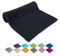 Produktbild: heimtexland ® Badvorleger Chenille Super Flauschig Saugstark Badteppich Badematte Ökotex Typ771 Schwarz 50 x 80 cm
