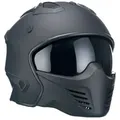 Produktbild: RALLOX Helmets Motorradhelm RALLOX Helmets Motorradhelm Jethelm 726 schwarz matt S M L XL schwarz XL