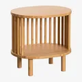 Produktbild: Nachttisch Beistelltisch aus Bambus 2 Ablagen 41,5 x 40 cm RI83 C-Ware