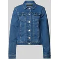Produktbild: Only Jeansjacke mit Brustpattentaschen Modell 'WONDER LIFE' in Jeansblau, Größe XS