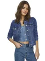 Produktbild: ONLY Damen Jeans-Jacke ONLWonder Life mit Knopfleiste 15243147 medium blue denim XS