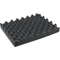 Produktbild: HMF 14585 Noppenschaumstoff Akustikschaumstoff 345 x 275 mm Schaumstoffeinlage Tabletop Höhe 45 mm